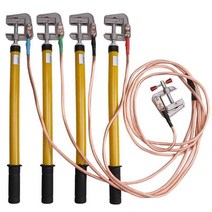 전차선접지걸이 접지걸이 고전압 접지용구 상부구리선, 패키지6:0.5m스틱1mx4+8m25제곱미터