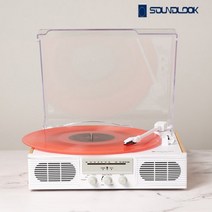 사운드룩 블루투스 LP턴테이블 DOLCE, 선택1 화이트