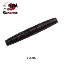 웜 기어 모터 ESFISHING 기교 10pcs 65mm 스틱 미끼 파이크베이스 실리콘 Pesca Isca 인공 낚시, PA05+65mm 10pcs