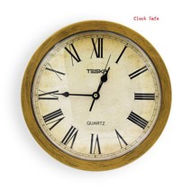 금고 부품 잠금 자물쇠 휴대용 가정용 wall clock safe box hidden secret storage box for cash 돈 보석 보안 시계 스타일 safe 가치, 협력사, 구리
