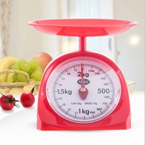 주방저울 정밀기계식 조리용품 제빵용 요리 주부필수품 휴대용 계량, 주방저울1kg-주황, 상세페이지 참조8