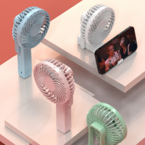 듀이노 USB 접이식 핸디 손 미니 탁상용 선풍기, 듀이노 선풍기(화이트)