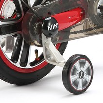 별빛 BMW MINI 자전거 부품 보조 휠 주차대 진흙받이 발판미니 자전거 보조바퀴 주차대, MINI 14인치 자전거 보조바퀴(한쌍)