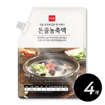 미슐 돈골농축액 1kg, 4개