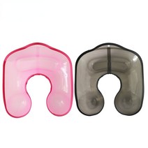 원목츄레이 미용실 트레이 카트 트롤리 어깨 휴식 머리 파마 의학 수신 싱크 쉐이핑 물 플라스틱 헤어 살롱, Pink