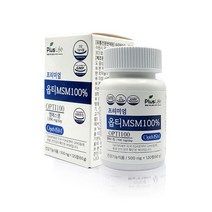 프리미엄 옵티 MSM100 엠에스엠 500mgx120정x3병 미국 FDA GRAS 인증 관절 연골 영양제 무릎 손가락 손목 식물성 식이유황 조인트 노약자 부모님 갱년기여성 운동선수, 360정, 500mg