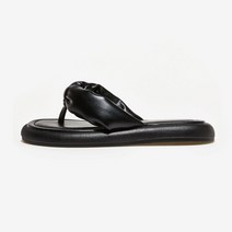 누오보 슬리퍼 여성 가죽 쪼리 플립플랍 피헨 2 NC50220 BLACK