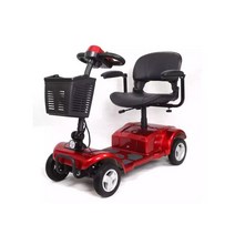 전기자전거 전기자전거렌탈 접이식 모바일 전기 자전거 스쿠터 4 라운드 노인에게 적합 판매, 01 red, 01 6