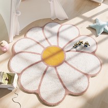 먼지없는 양털 공주 거실러그 화장대 꽃모양 카페트 나혼자산다 매트