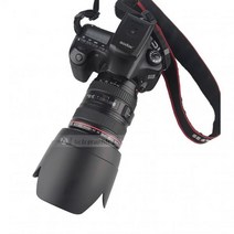 캐논 EF 24-105mm f/4L IS USM 77mm 필터 렌즈 용 특수 카메라 렌즈 후드 베 요넷 마운트 (풀 프레임 dslr과 호환되지 않음), ET-83II with 77mm UV