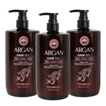 푸드어홀릭 아르간 슈퍼하드 헤어젤 500ml x 3개