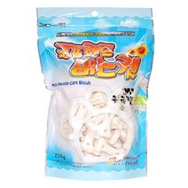 강아지 애완견 간식 덴탈 비스캣 스낵 우유맛 220g, 1, 본상품선택