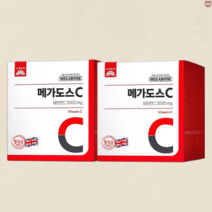 메가도스 3000 고려은단 영국산 비타민C 100포 X 2박스, 메가도스C 3000 100포 x 2개, 쇼핑백 O (0원)