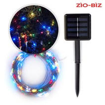 100LED 태양광 트리등/정원 화단 나무 계단 카페 캠핑장 등 야외설치 태양열 조명 멀티색상 조명