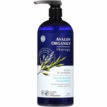 Avalon Organics 씨크닝 샴푸 32 비오틴 B 콤플렉스 함유 아발론오가닉스, 14 Fl Oz (Pack of 1)