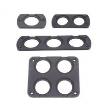 홀쏘30mm 소켓 메타 시가소켓 캠핑카DIY DIY 카라반DIY 1구 3구 볼트메타 차박 카라반DIY홀쏘 2구 USB충전, 1-브라켓-1구