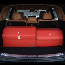 엠노블 포르쉐 가죽 트렁크정리함 용품 수납함 세차툴백 차량용 신발장 카이엔 파나메라, 블랙