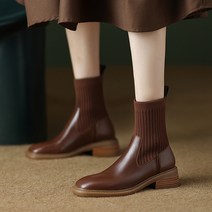 Z3JC 여성 스크럽 팁 3cm 5cm 앵클부츠