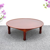 남원은행공방 원형 접이식 밥상 교자상, 원형 5호 지름75cm