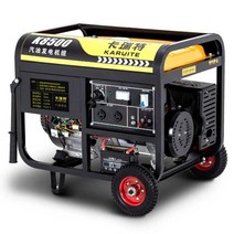 가솔린 발전기 인버터 휴대용 카라반 차박 정류기, 8000W 이중 시동 /가솔린 220V