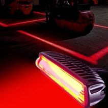 V3 레드 LED DC12V 60V겸용 써치라이트 안전라인 램프 와이드빔 지게차, 상세페이지 참조