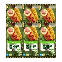 풀무원 올바른핫도그 300g 6개 총 24입