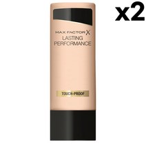 맥스팩터 래스팅 퍼포먼스 파운데이션 100 페어 35ml 2팩 MAX FACTOR Lasting Performance, 1개, 기본