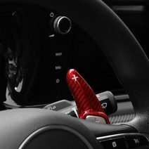 카스타 제네시스G70 페이스리프트 베스트 튜닝 용품 카본 몰딩 인테리어 몰딩, 12.리얼카본 패들쉬프트 2P(레드)