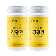 미가식품 수용성강황 커큐민 가루 카레 분말 환타입 국내산 230g 2통