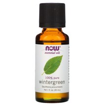 Now Foods 에센셜 오일 100% 퓨어 윈터그린 1floz (30ml) 2팩