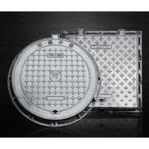 정화조 덮개 빗물 튼튼한 공사 화격자 보수 수로관, 원형 φ500 500×600 하중 20톤