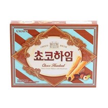 대용량 크라운 쵸코하임 284g 12입 한박스 과자 비스켓 크래커 간식거리 어른간식