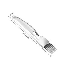 수동 파채기 가정용 업소용 파채 슬라이서 파 양파 커터 곡선 핸들 다기능, Silver