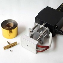 불 도장 인두 각인기 가죽 불박 스팸팅 로고 기계, 1000w 단일 핸들 10-13cm
