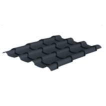 함석기와 칼라강판 소골기와 지붕자재, 폼판넬, 1M, 검네오