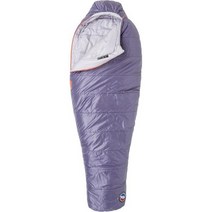 겨울 동계 침낭 빅아그네스 Big Agnes Anthracite 20 여성용, Purple, Regular - Right Zip