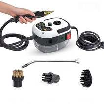 스팀 고압 청소기 차량용 세차기 산업용 업소용 세척기 핸디 분사기 다기능 2500w 고온 김이 나는 에어컨 주방 후드 자동차, 빨간색, 영국