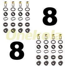 연료 인젝터 서비스 수리 키트 필터 Orings 씰 Grommets for Mitsubishi Pajero 6G72 3.0 V6 V73 MR507376, 03 8 piece set, 03 8 piece set