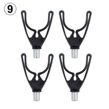 거친 잉어 낚시용 낚싯대 낚시 홀더 2 피스 포드 바, 2pcs silver