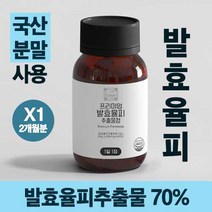 이상한약방 프리미엄 발효율피 추출물 정 2개월분 효소 가루 분말, 60정*2개월분