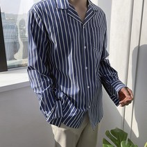 콘피아르 포켓 스트라이프 카라셔츠 TC6102