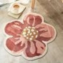 큰 만화 미소 얼굴 카펫 저스틴 라운드 미끄럼 방지 거실 러그 침실 비버 현관 입구 문 실내 바닥 매트