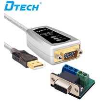 Rs232 RS485 어댑터 Dtech 플러그 앤 플레이 USB 2.0 to RS422 컨버터 케이블 1.2m, 01 1.2 메터, 1.2 메터