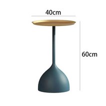 커피 테이블 가구 가벼운 고급 단철 거실 소파 사이드 간단한 작은 원형 코너, C-03