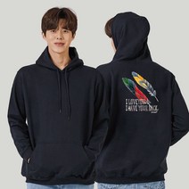 키밍 깃털 앵무새 그래픽 맨투맨코디 후드티