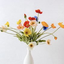 [도란몰] 양귀비 조화꽃 장식 인테리어 조화, 양귀비꽃(피치) - 1P