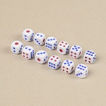 VDM085425문구존 미니 주사위 12세트 1cm 보드게임주사위