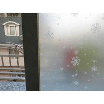텐트 우레탄창 방풍 바람막이 야외 tpu 눈송이 꽃 서리로 덥은 창 필름 자체 접착 비닐 정적 집착 개인 정보 보호 유리 도어 스티커 욕실 홈, a