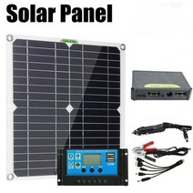 아파트태양광 태양열발전기 가정용태양광 베란다태양광 태양 전지 패널 12v 키트 완전 홈, 패널 컨트롤러 60a