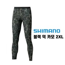 시마노 선 프로텍션 레깅스블랙 덕카모2XL, 단품